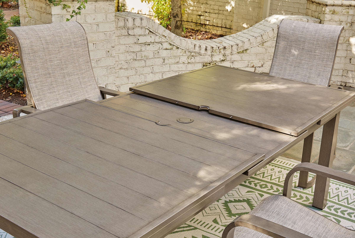 Beach Front Outdoor Dining Table (P323-SI) - Image 9