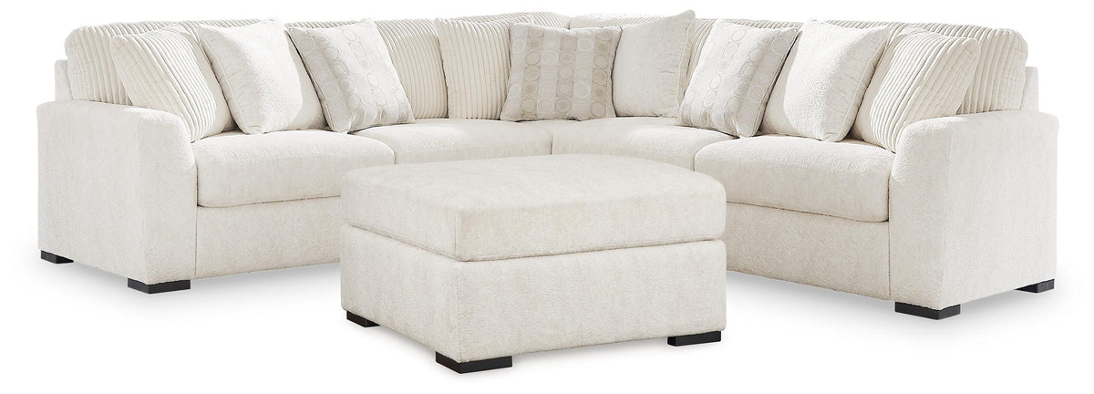 Chessington 3-Piece Sectional and Ottoman (61904-SI)