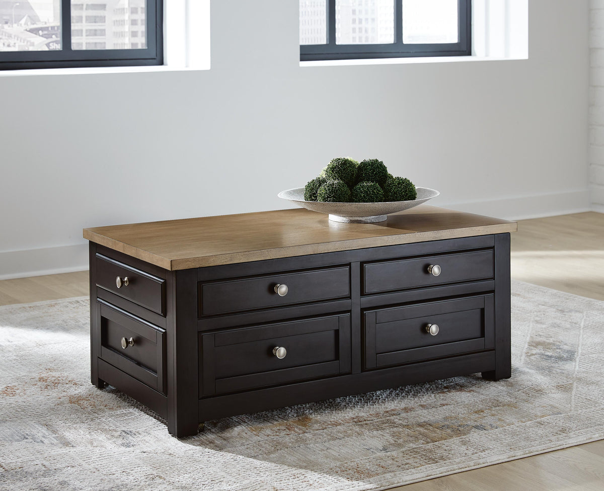 Drazmine Lift-Top Coffee Table - Brown  (T734-SI) - Image 6