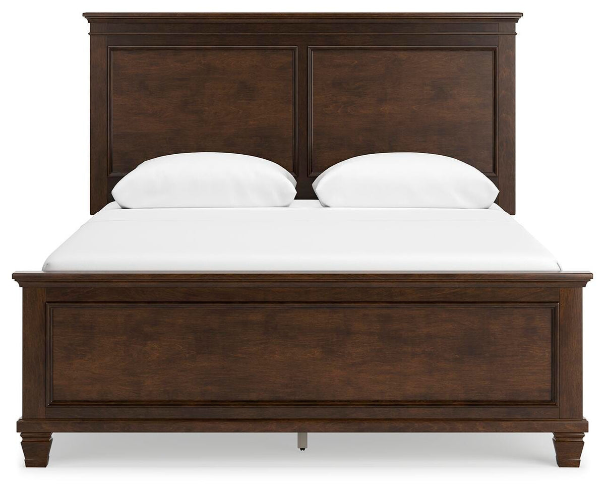 Danabrin Panel Bed, Dresser, Mirror and Nightstand - Brown  (B685-SI) - Image 9