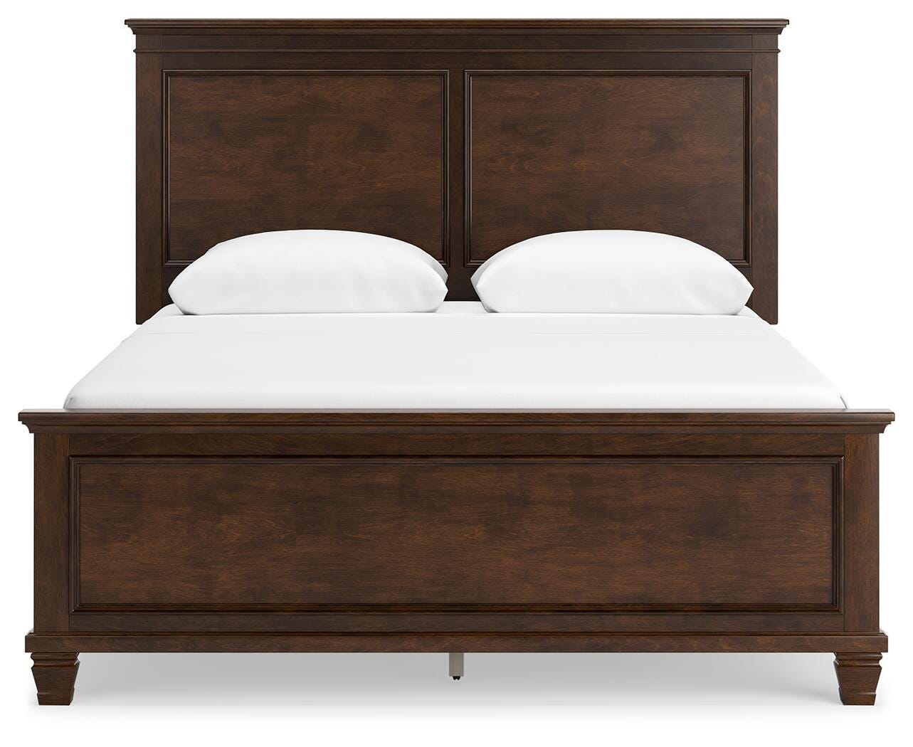 Danabrin Panel Bed, Dresser, Mirror and Nightstand - Brown  (B685-SI) - Image 9