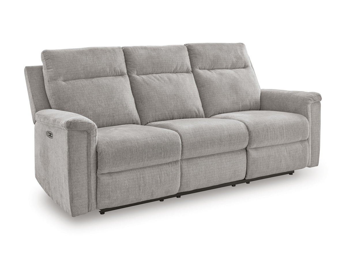 Barnsana Power Reclining Loveseat with Console (33201-SI) - Image 17
