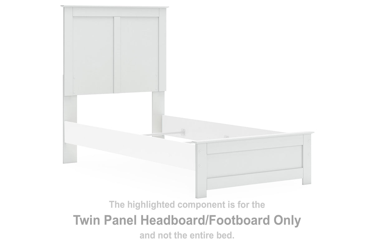 Bostwick Shoals Panel Headboard/Footboard (Youth) - White  (B139-SI)