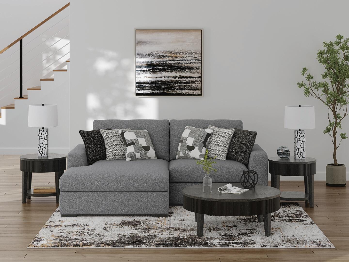 Bealton 2-Piece Sectional with Chaise (61305-SI) - Image 2