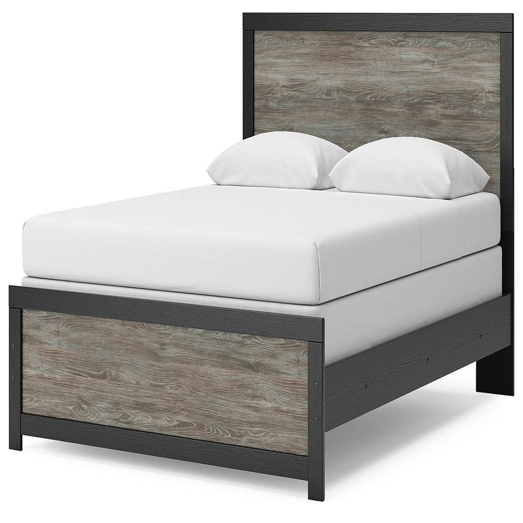 Broachmyn Queen Panel Bed, Dresser, Mirror and Nightstand (PCB1118-SI) - Image 14