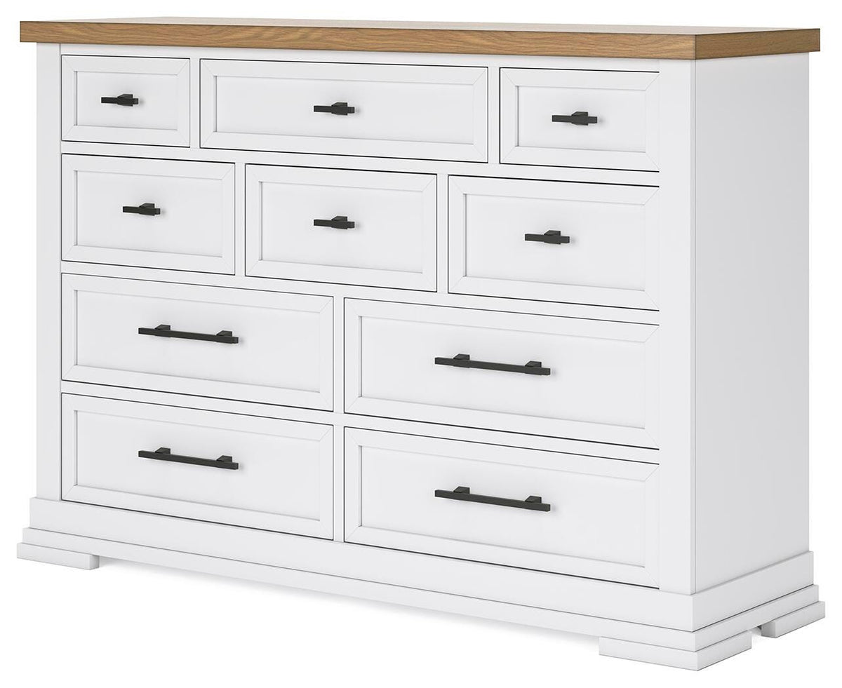 Ashbryn Dresser - White/Natural  (B844-SI) - Image 4