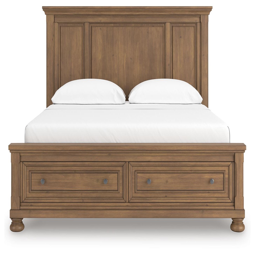 Feddinger California King Panel Storage Bed, Dresser and Nightstand (PCB779-SI) - Image 10