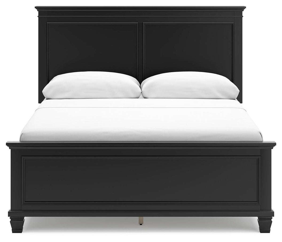 Lanolee Panel Bed - Black  (B687-SI) - Image 4