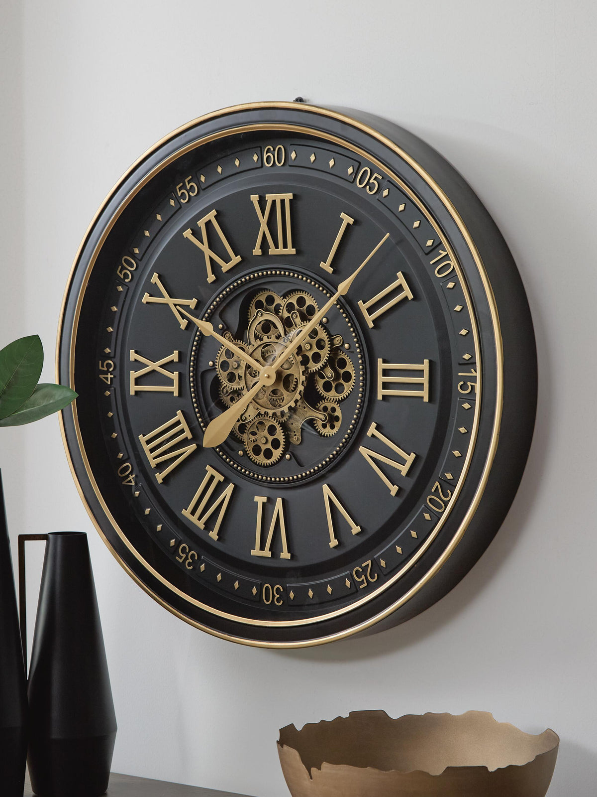 Dairton Wall Clock (A8010385-SI) - Image 2