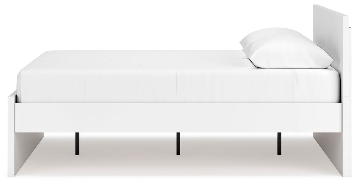 Onita Panel Platform Bed - White  (EB9630-SI) - Image 6