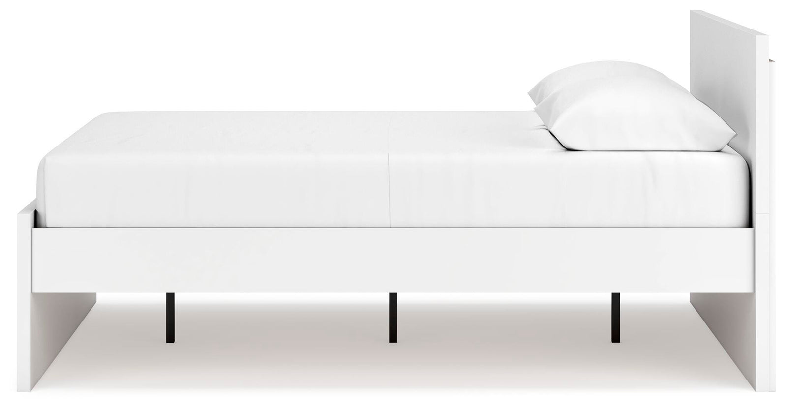 Onita Panel Platform Bed - White  (EB9630-SI) - Image 6