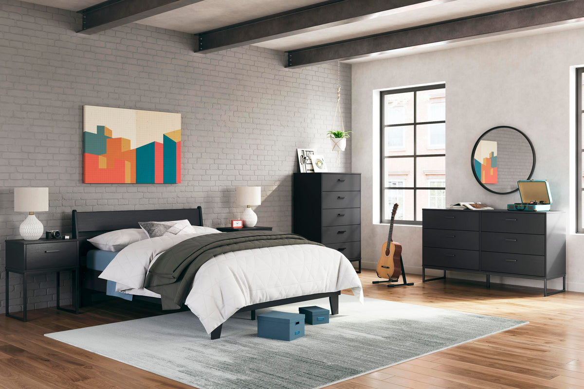 Socalle Chest of Drawers - Black  (EB1865-SI) - Image 11
