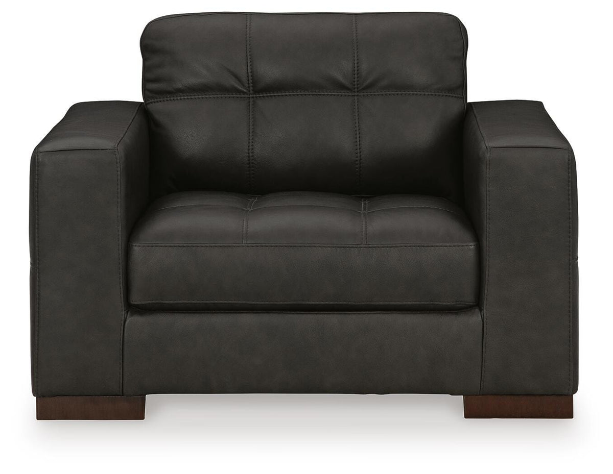 Luigi Oversized Chair and Ottoman (56506-SI) - Image 2
