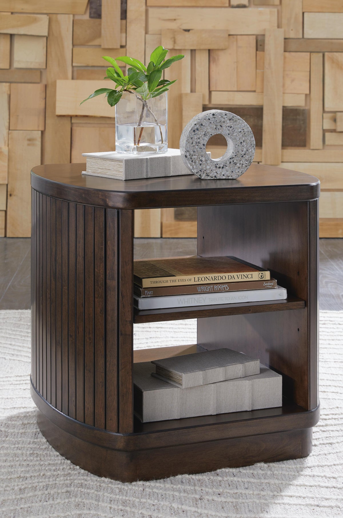 Korestone End Table - Dark Brown  (T679-SI) - Image 5