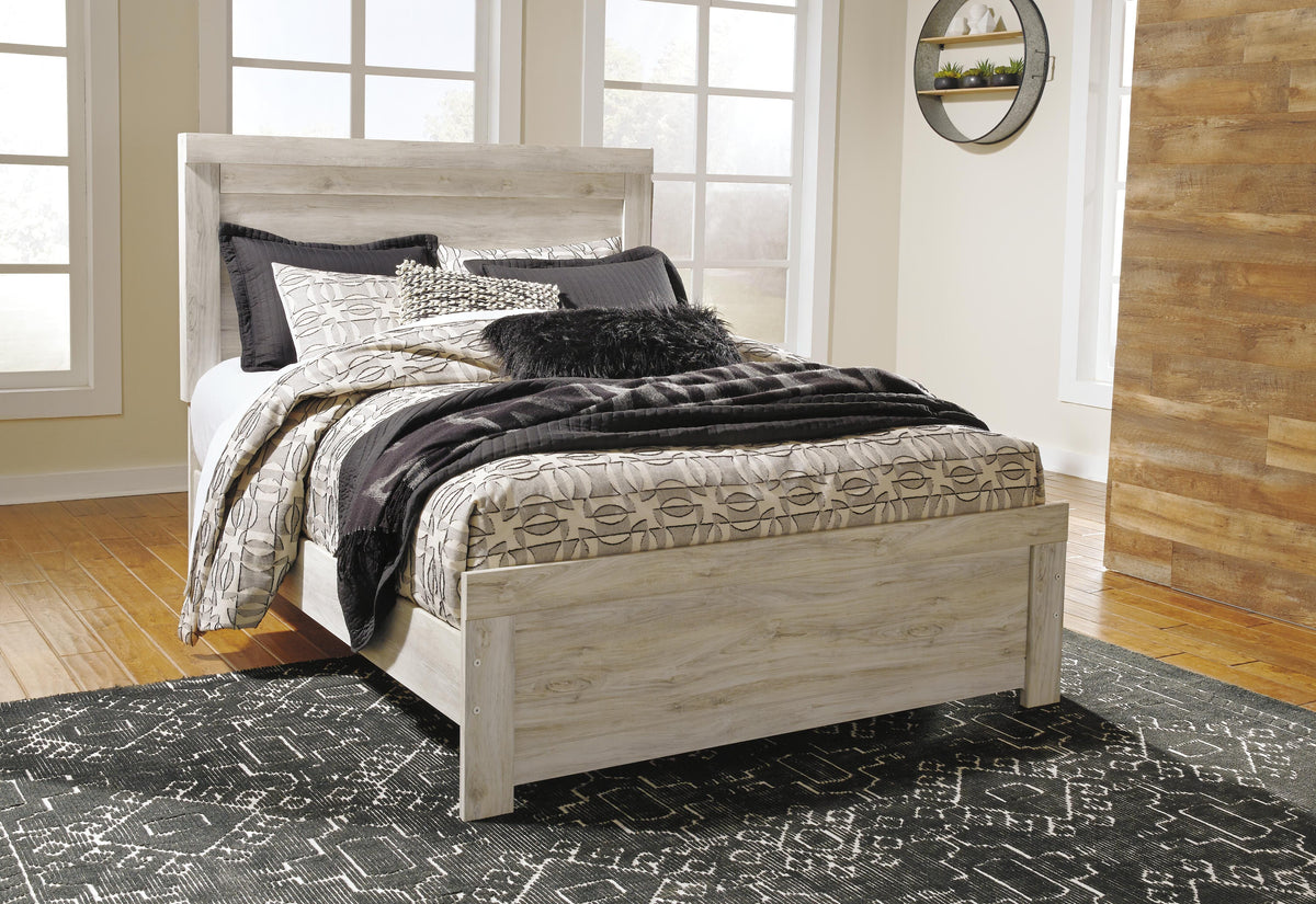 Bellaby Panel Bed, Dresser, Mirror, Chest and 2 Nightstands - Whitewash  (B331-SI) - Image 12