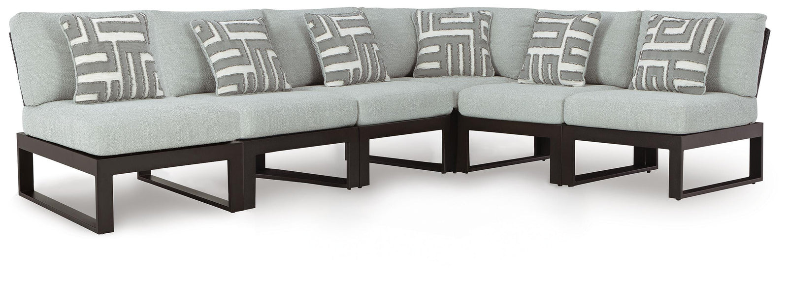 Beachloft 6-Piece Outdoor Sectional (P490-SI) - Image 3