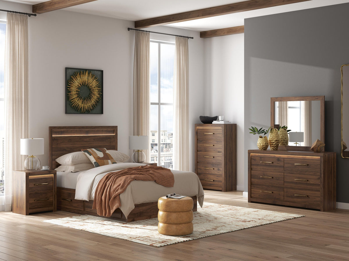 Janfyn Full Panel  Bed with 2 Sided Storage (PCB1010-SI) - Image 11