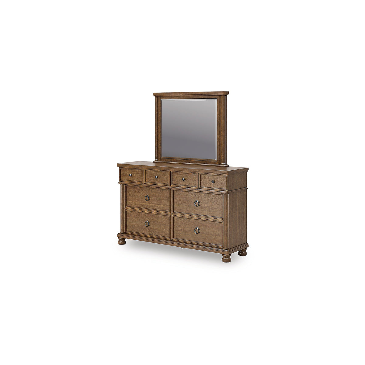 Rowlenstown Queen Poster Bed, Dresser and Mirror (PCB824-SI) - Image 6