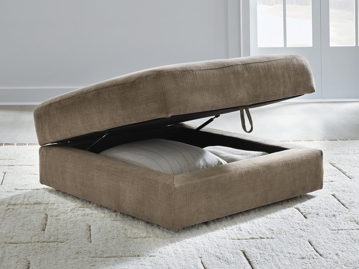 Camellia-Court Ottoman With Storage (68207-SI) - Image 7
