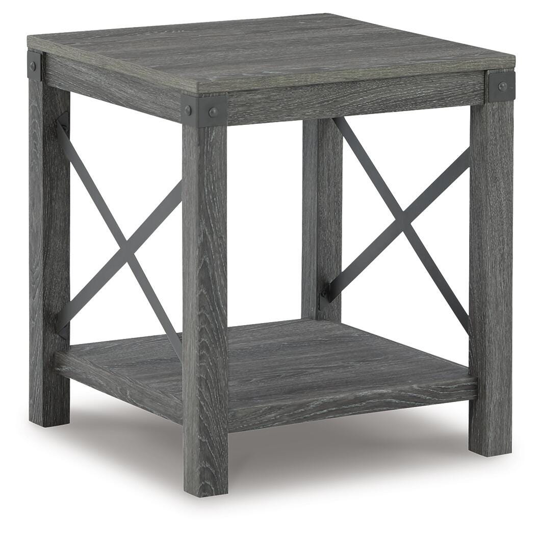 Freedan Lift-top Coffee Table, 2 End Tables and Console - Grayish Brown  (T175-SI) - Image 12