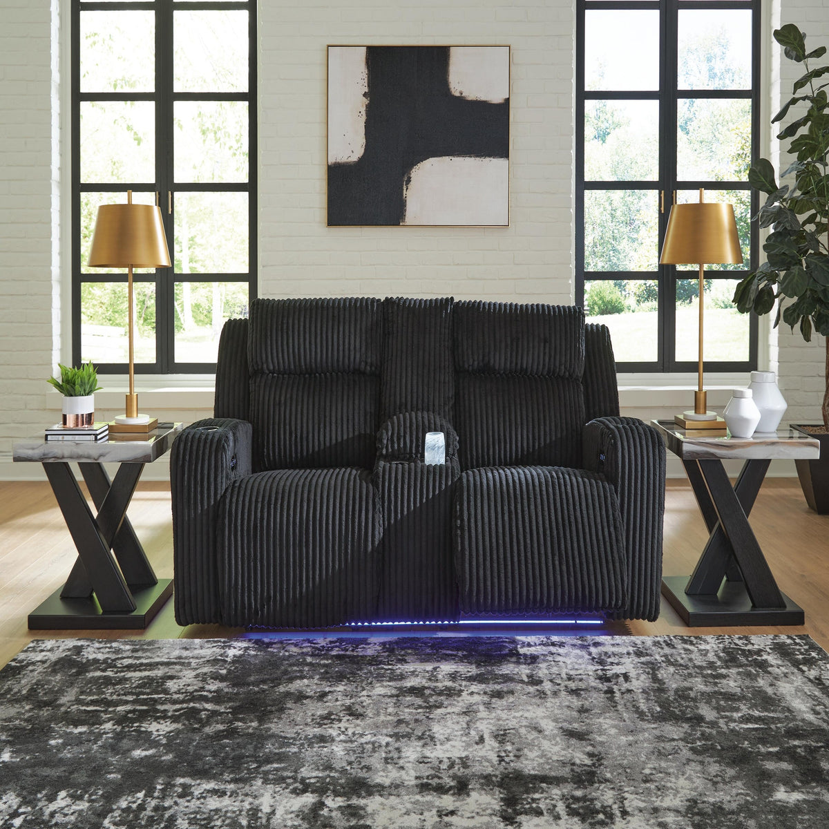 Belvarrow Power Reclining Sofa and Loveseat (PC64202-SI) - Image 12