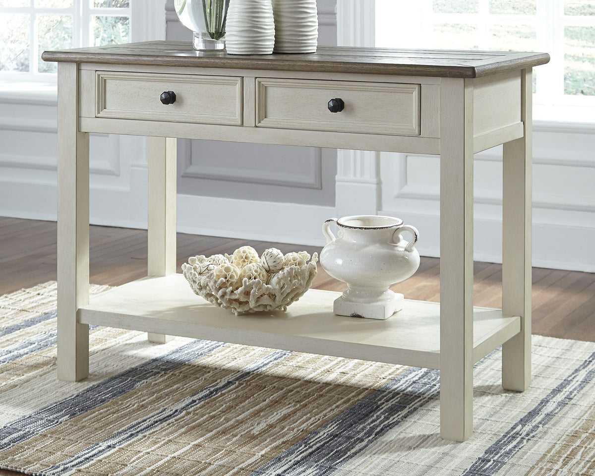 Bolanburg Sofa/Console Table - Two-tone  (T637-SI) - Image 2