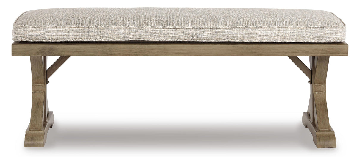Beachcroft Outdoor Bench with Cushion (P791-SI) - Image 3