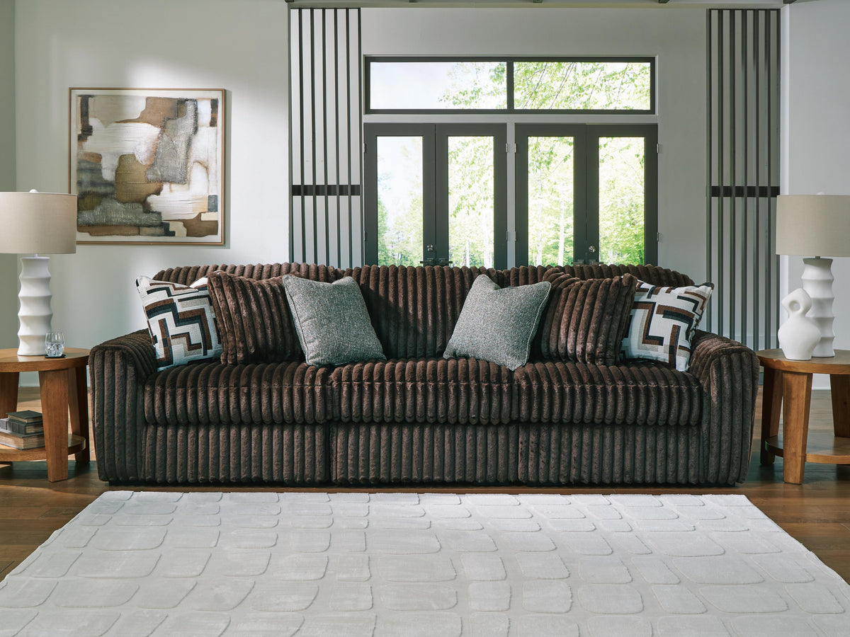 Midnight-Madness 3-Piece Sectional Sofa (98104-SI)