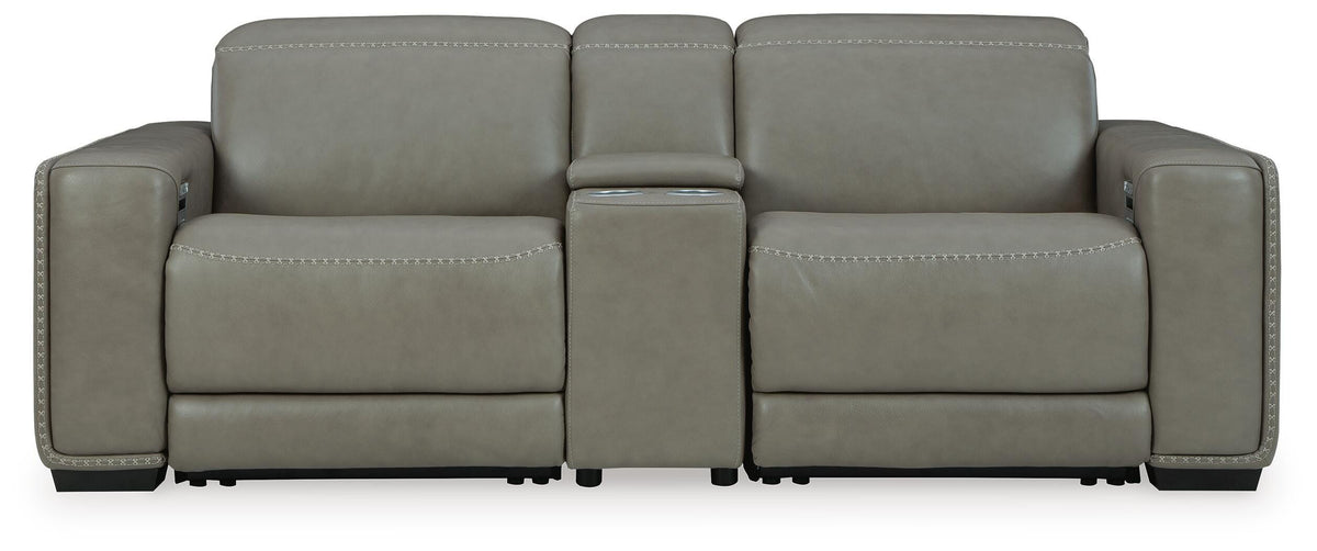 Correze 3-Piece Power Reclining Sectional Loveseat (U94202-SI)