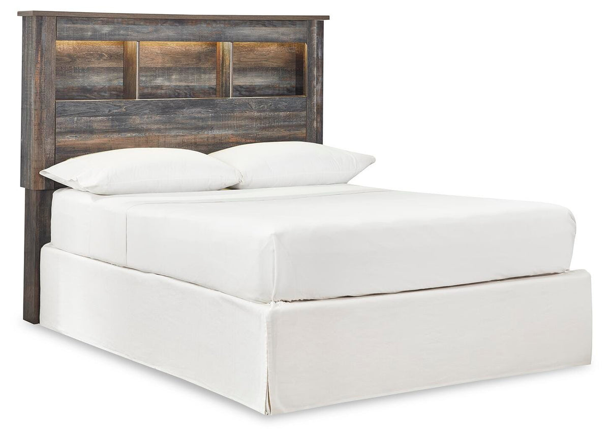 Drystan Bookcase Headboard - Multi  (B211-SI)