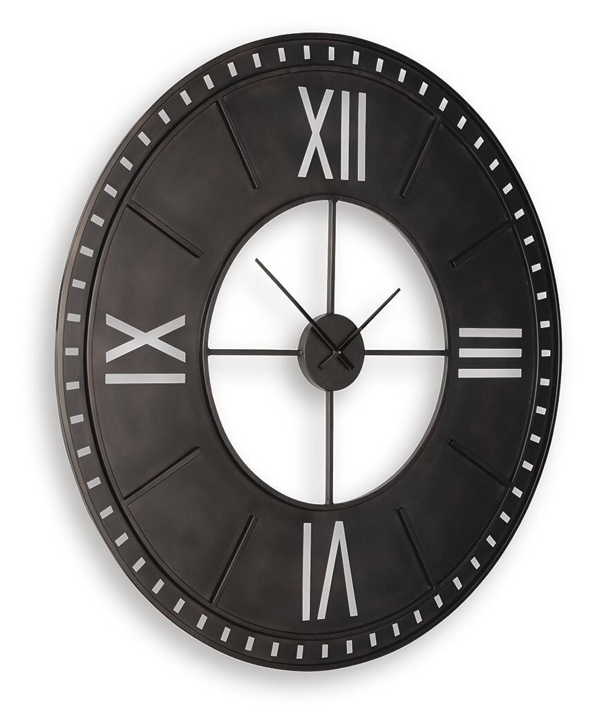 Lytle Wall Clock (A8010453-SI) - Image 3