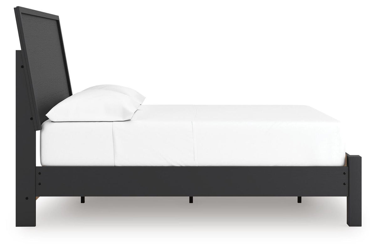 Danziar Panel Bed, Dresser and Mirror (B1013-SI) - Image 4