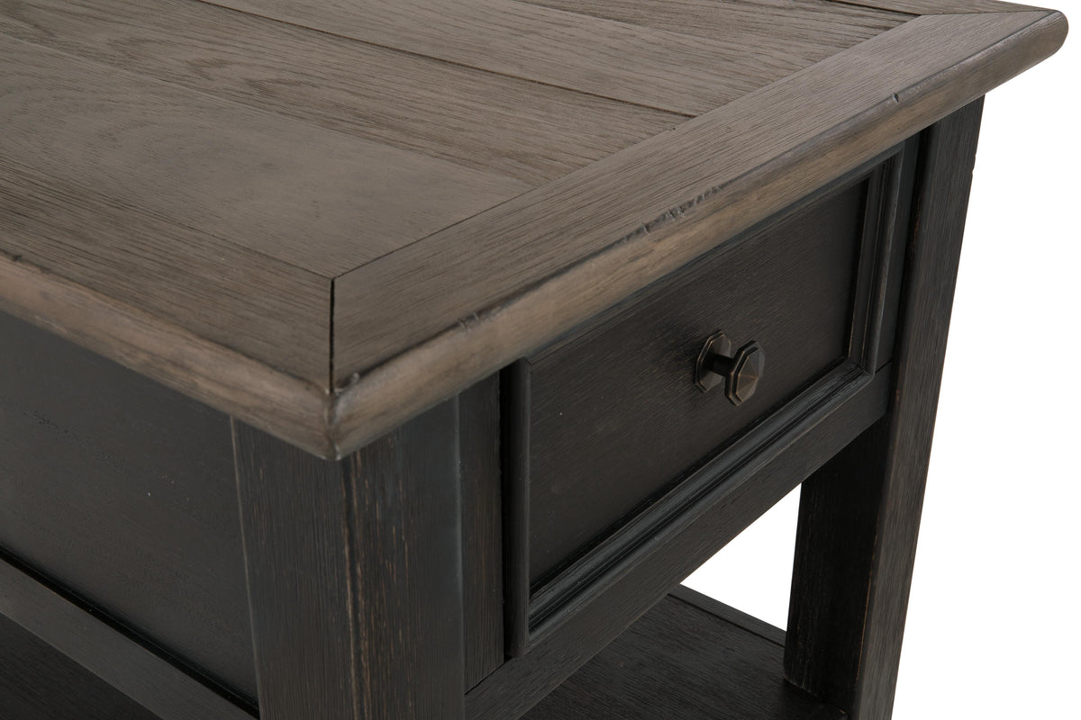 Tyler Creek End Table - Grayish Brown/Black  (T736-SI) - Image 10