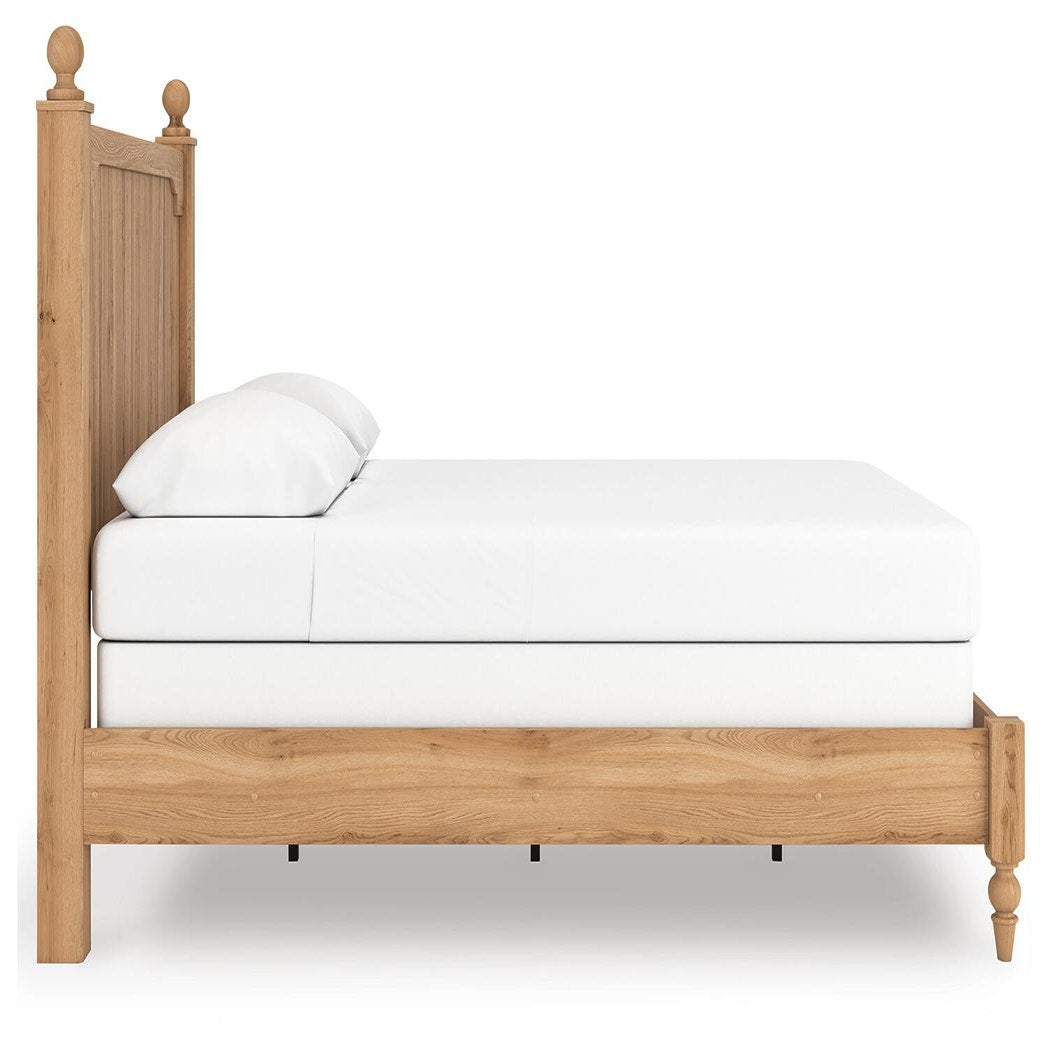 Aleaport Queen Panel Bed, Dresser, Mirror and Nightstand (PCB1075-SI) - Image 12