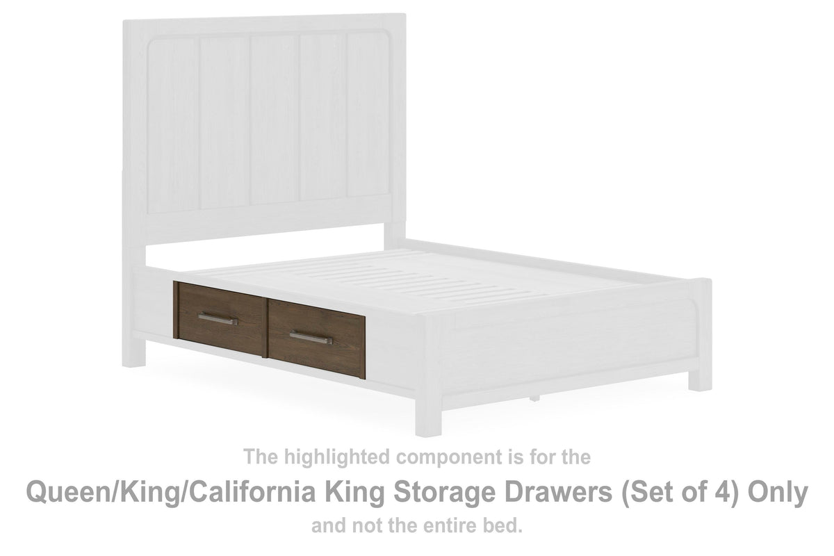 Cabalynn Storage Drawers (Set of 4) - Light Brown  (B974-SI)