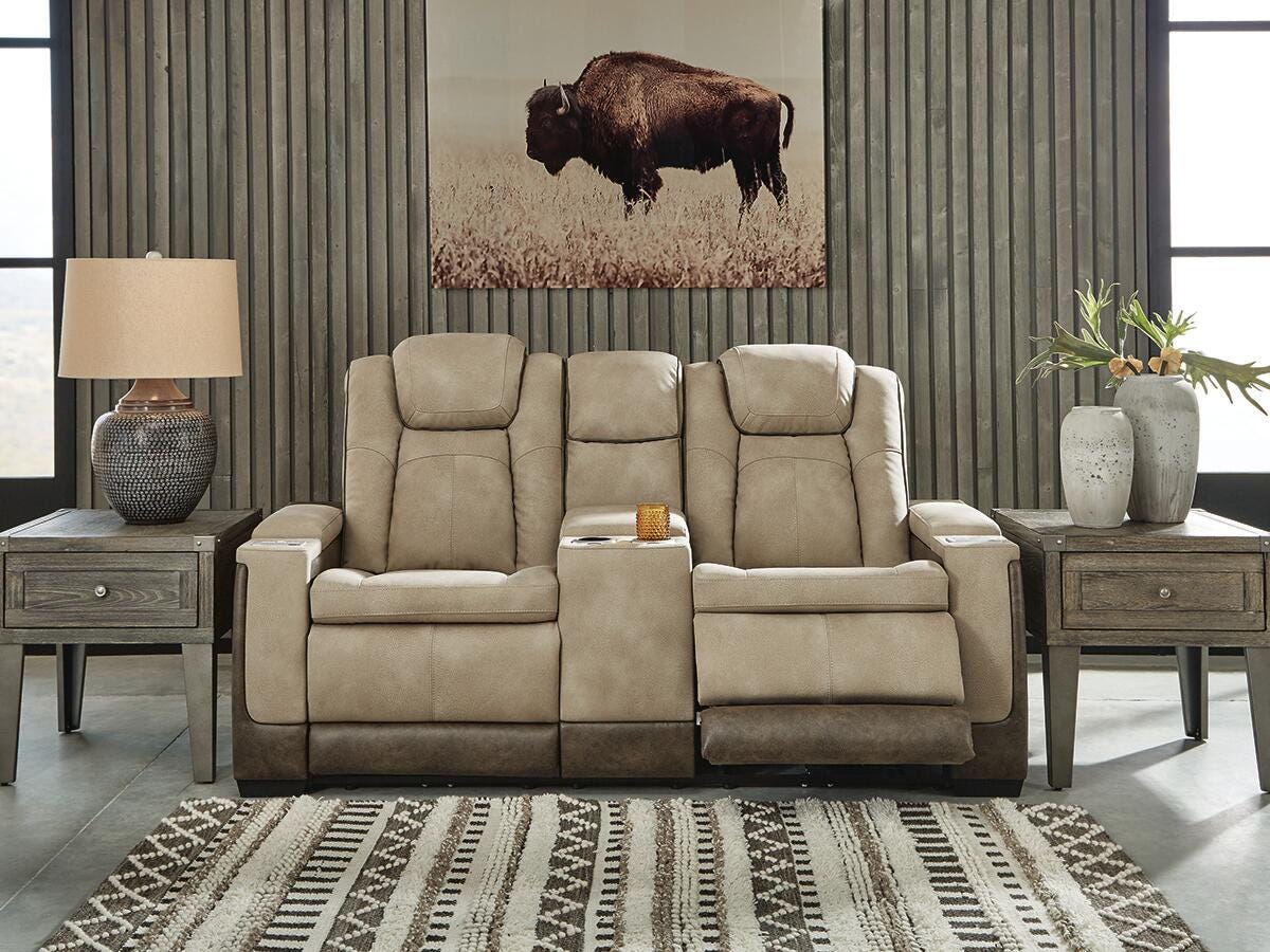 Next-Gen Durapella Power Reclining Loveseat with Console (22003-SI) - Image 19