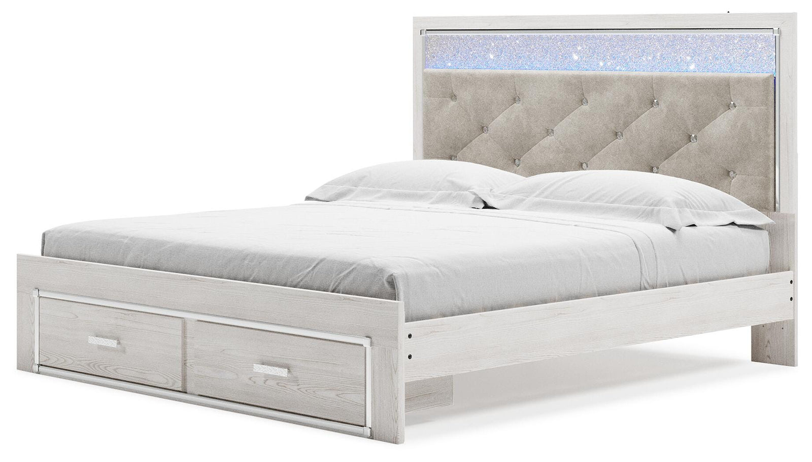 Altyra Platform Storage Bed, Dresser, Mirror, Chest and 2 Nightstands (B2640-SI) - Image 20