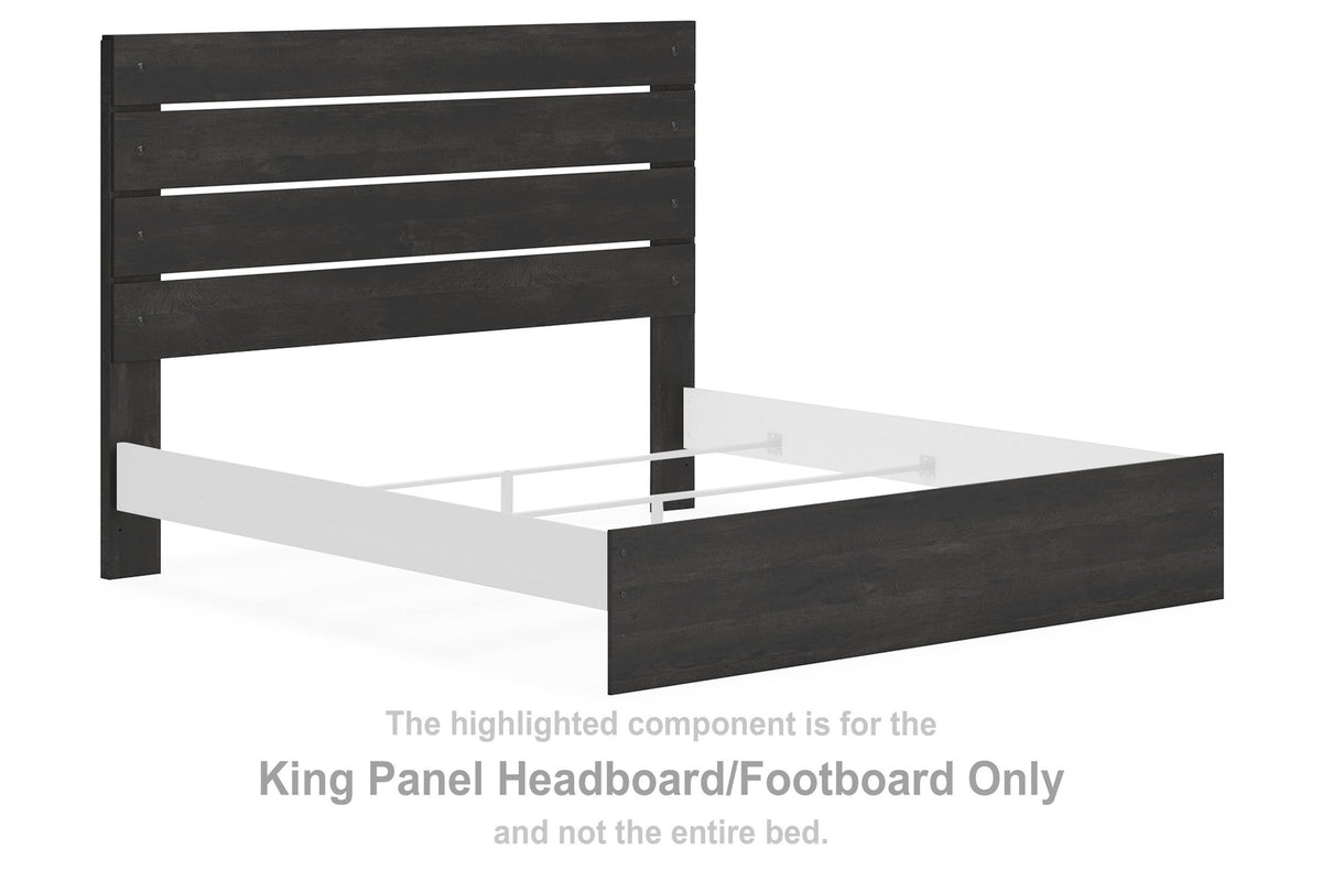 Hollivern King Panel Headboard/Footboard (PCB2108-SI) - Image 4