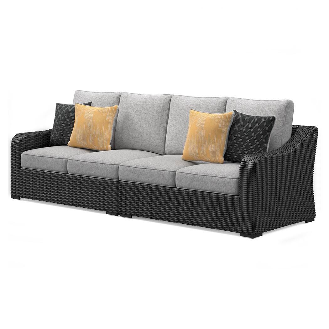 Beachcroft 2-Piece Outdoor Loveseat with Cushion (P792-SI) - Image 11