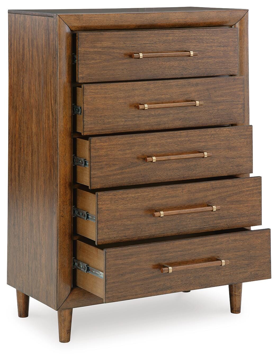 Lyncott Chest of Drawers - Brown  (B615-SI) - Image 3