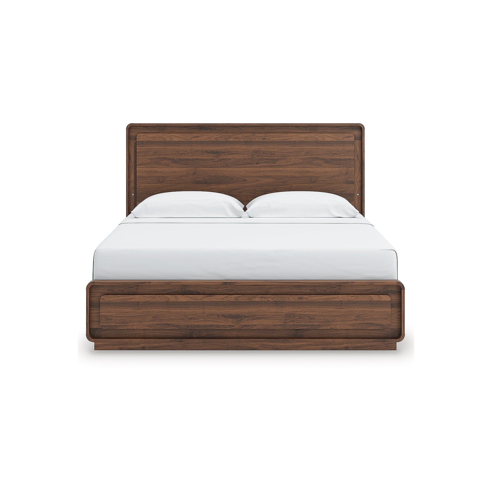 Fortlorn King Panel Bed and 2 Nightstands (PCB386-SI) - Image 3
