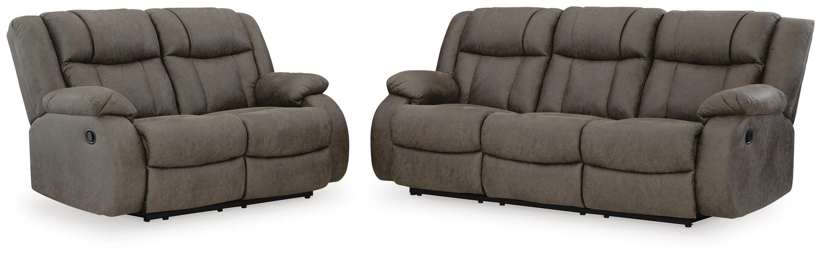First Base Reclining Sofa and Loveseat (68804-SI)