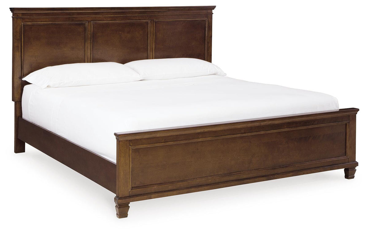 Danabrin Panel Bed, Dresser and Mirror - Brown  (B685-SI) - Image 8