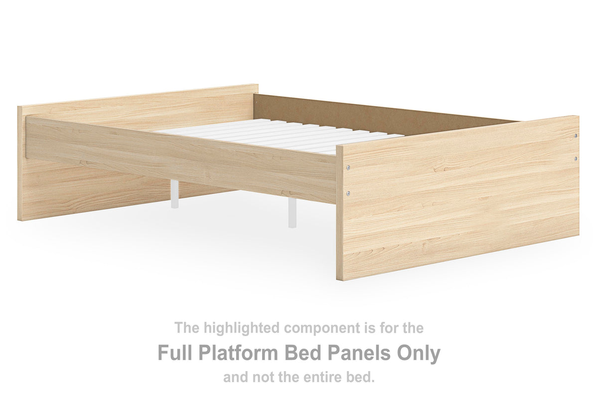 Onita Platform Bed Panels - Natural  (EB9632-SI)