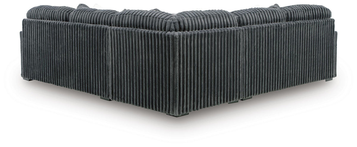 Midnight-Madness 3-Piece Sectional (98105-SI) - Image 2