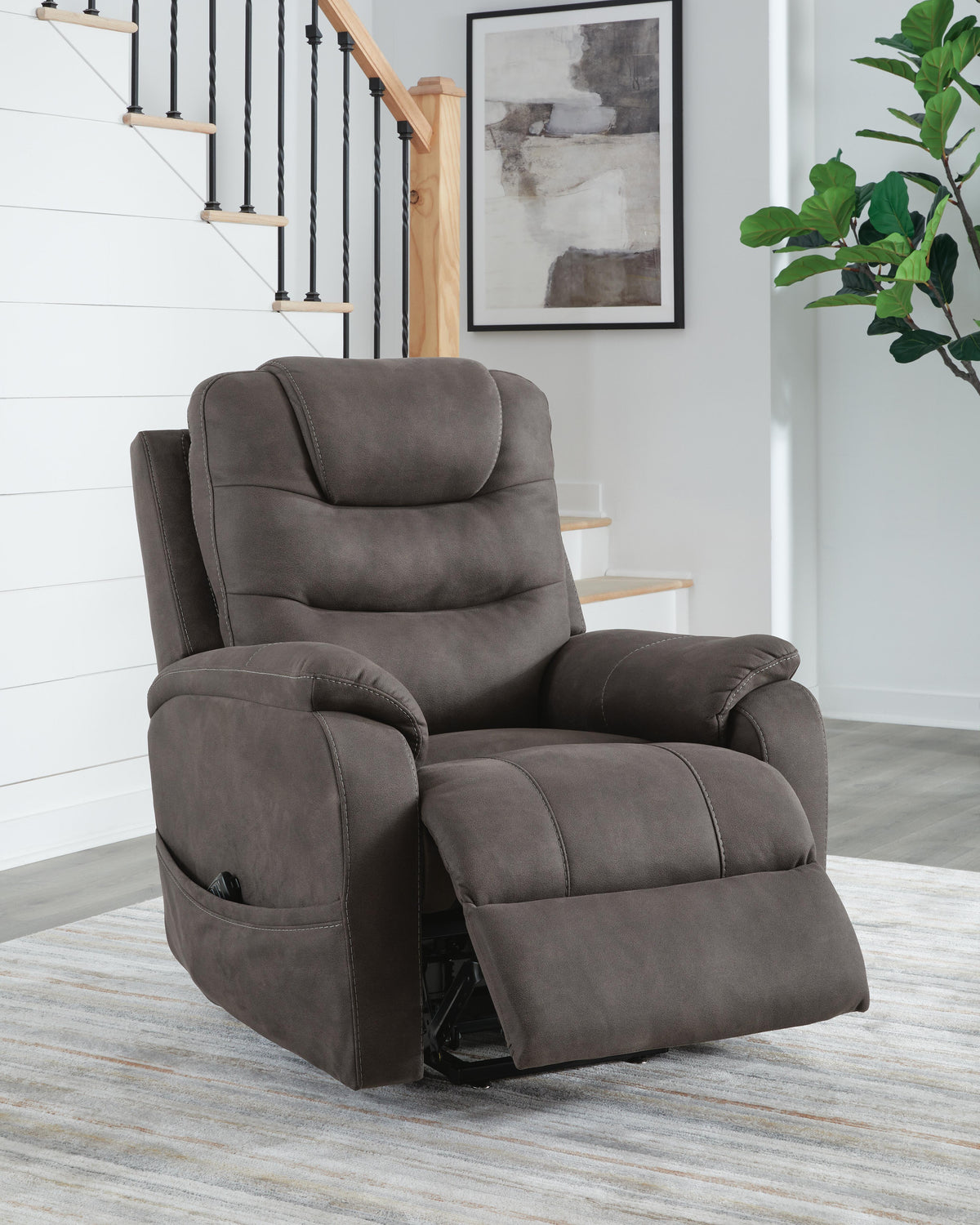 Snowfield Power Lift Recliner (17609-SI) - Image 9