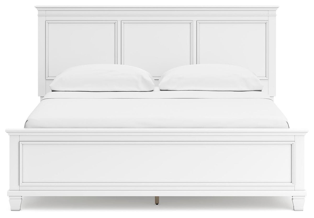 Fortman Panel Bed - White  (B680-SI) - Image 4