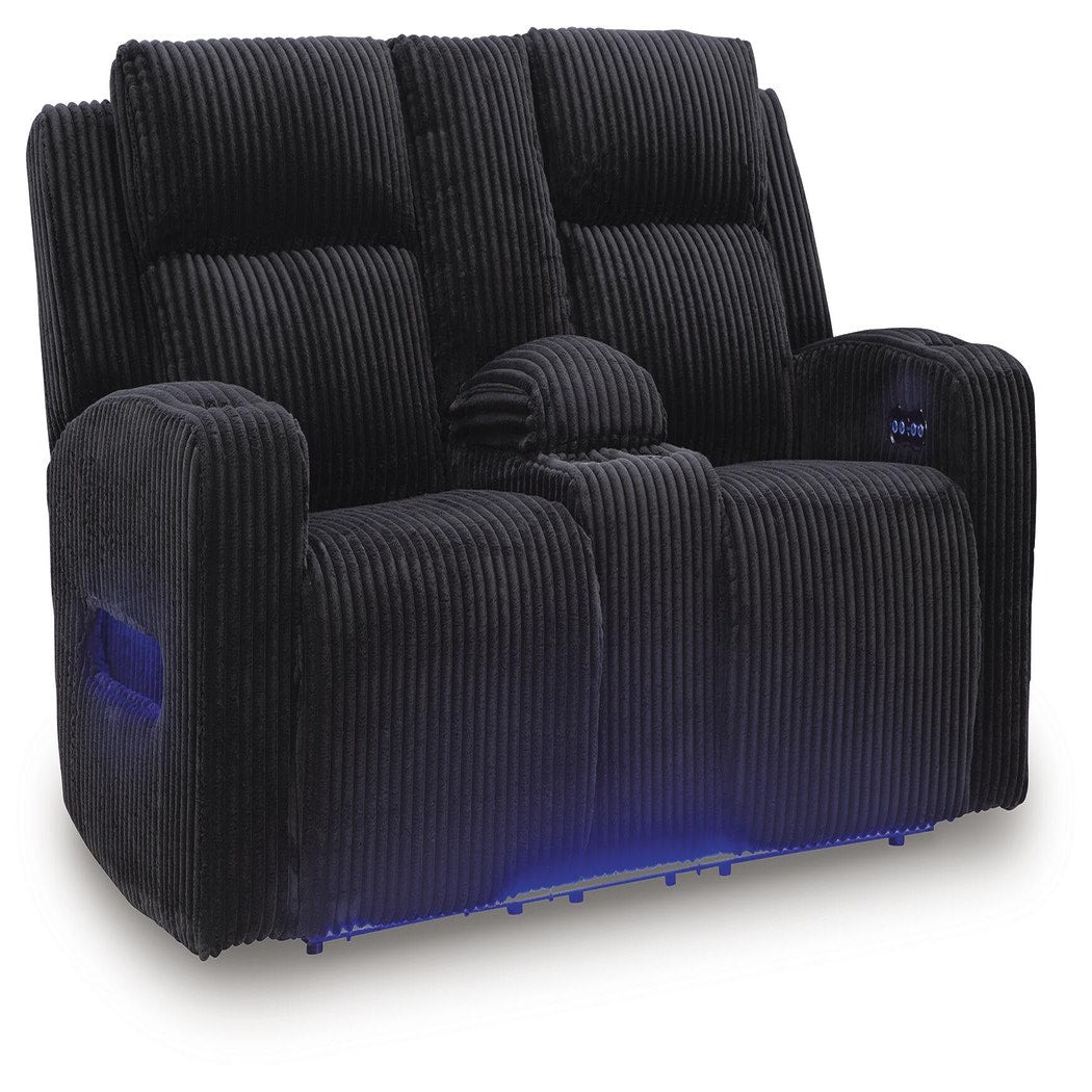 Belvarrow Power Reclining Sofa and Loveseat (PC64202-SI) - Image 7
