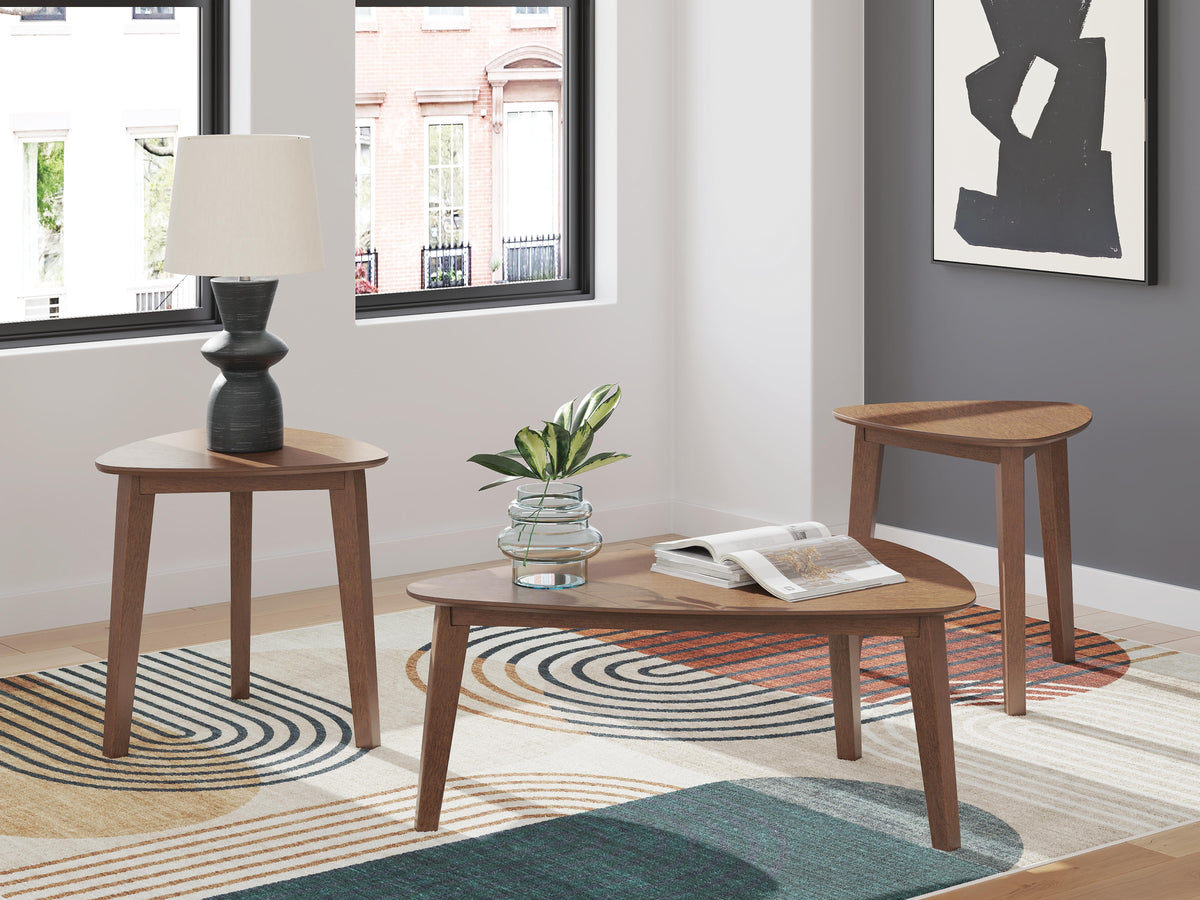 Lyncott Table (Set of 3) - Brown  (T135-SI) - Image 11