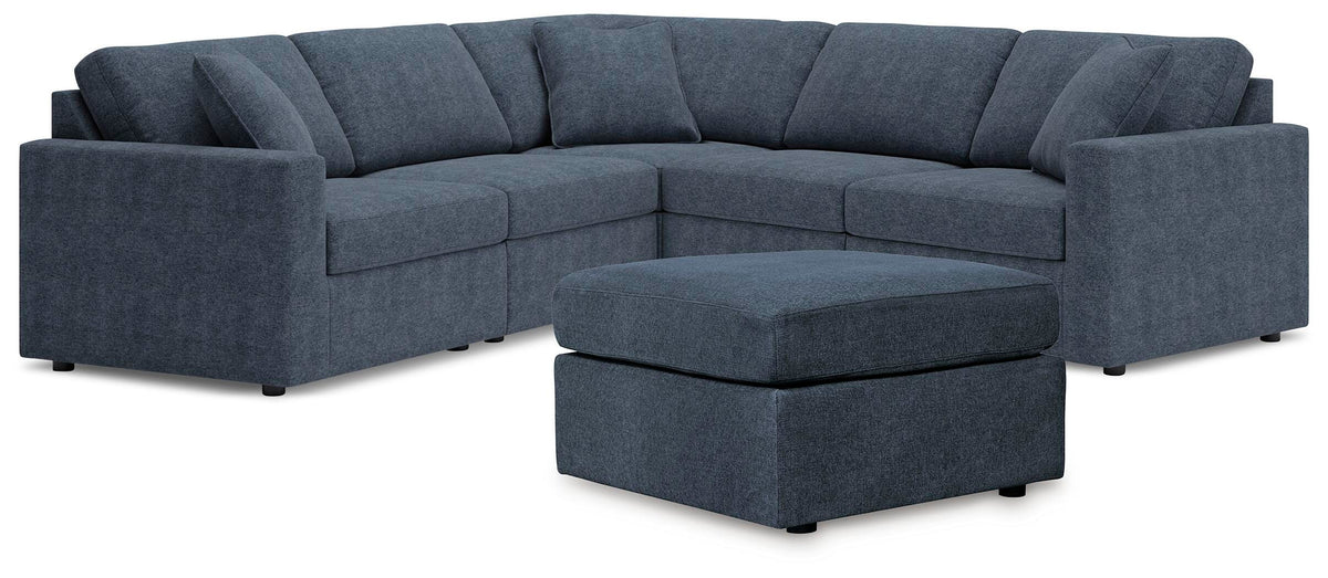 Modmax 5-Piece Sectional and Ottoman (92121-SI)